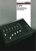 Revox C-279-Owners-Manual 